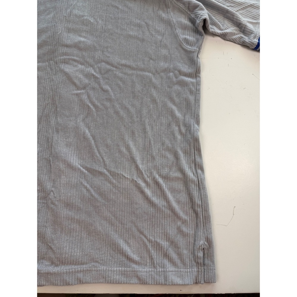 Jordan Brand Grey Ribbed Corduroy Short Sleeve Button Up Shirt XXLT 23 Jumpman - Picture 10 of 12